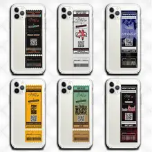 

Stray Kids Air tickets Design Phone Case Clear for iphone 13 12 11 Pro max mini XS 8 7 Plus X SE 2020 XR cover