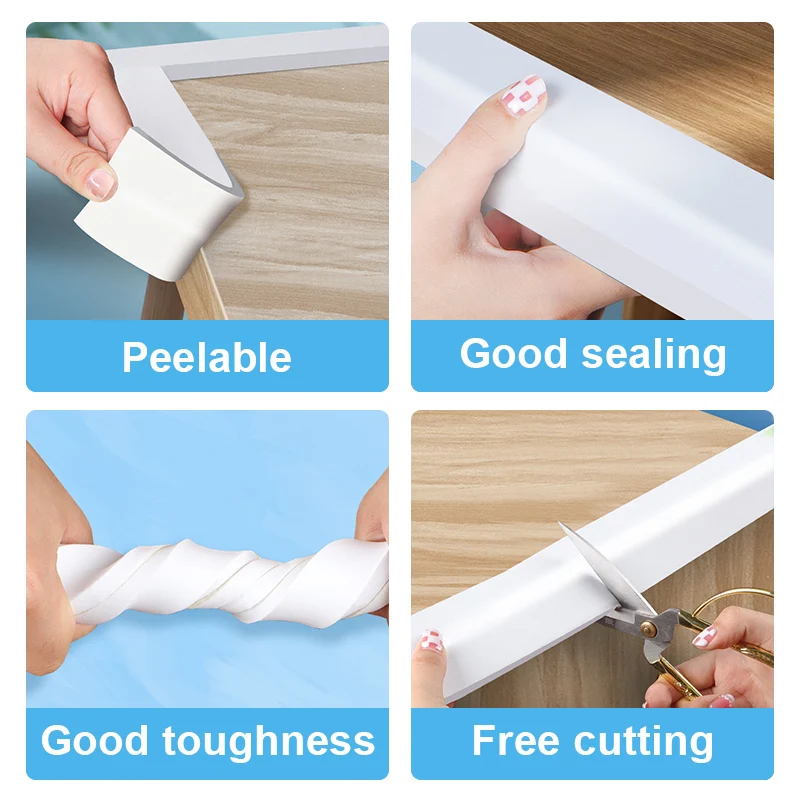 Single Side White Foam Eva Tape Anti-Collision Buffer Door And Window Windshield Car Sound Insulation Seal Foam Waterproof Shock single sided foam tape eva sponge tape