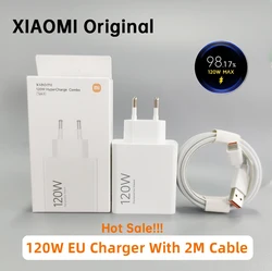 120W High - Speed Fast Charging Turbo Adapter - EU with 2m cable