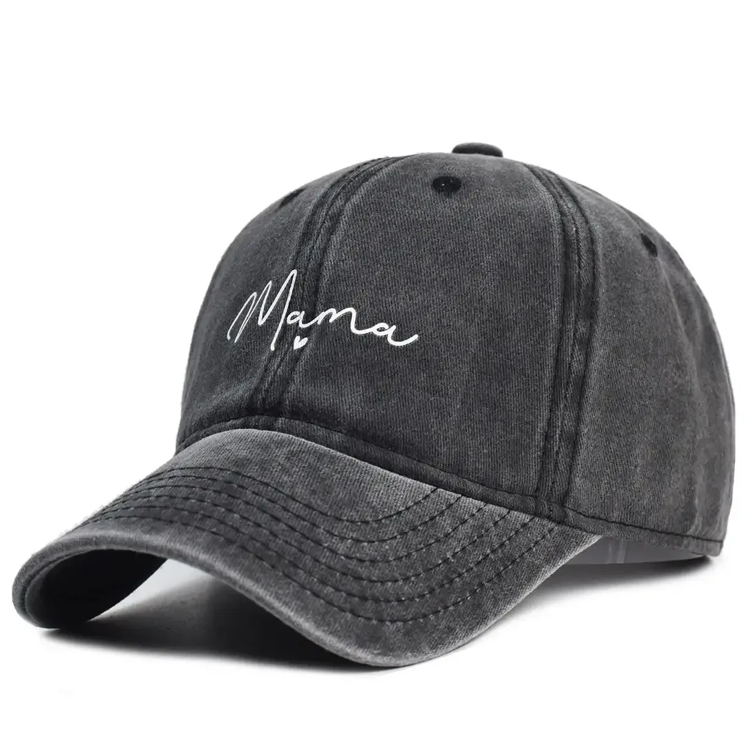 Cappellino Baseball Unisex In Cotone Lavato, Stile Vintage, Visiera Precurvata, Regolabile, Con Foro Per Coda Di Cavallo, Colore Tie-Dye