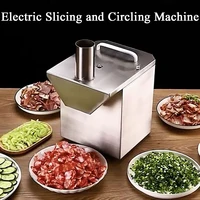 PBOBP Electric Vegetable Cutter Machine Fruit And Vegetable Slicer Machine Automatic Food Slicer And Shredder Cutting Machine 1