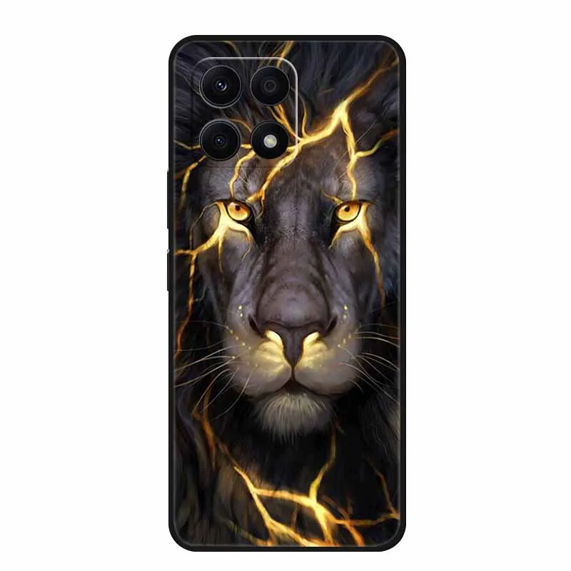 Lion Wolf TPU Silicone Protective Case - Soft Printed Cover