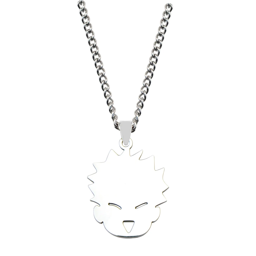 Anime Jujutsu Kaisen Necklace Gojo Satoru Cat High School Emblem Pendant for Women Men Jewelry Accessories necklace pendant anime necklace
