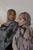 1 pièces Ramadan Hijab imprimé léopard femmes bohème aquarelle doux musulman Hijabs Floral respirant châle enveloppement écharpe foulard chaud