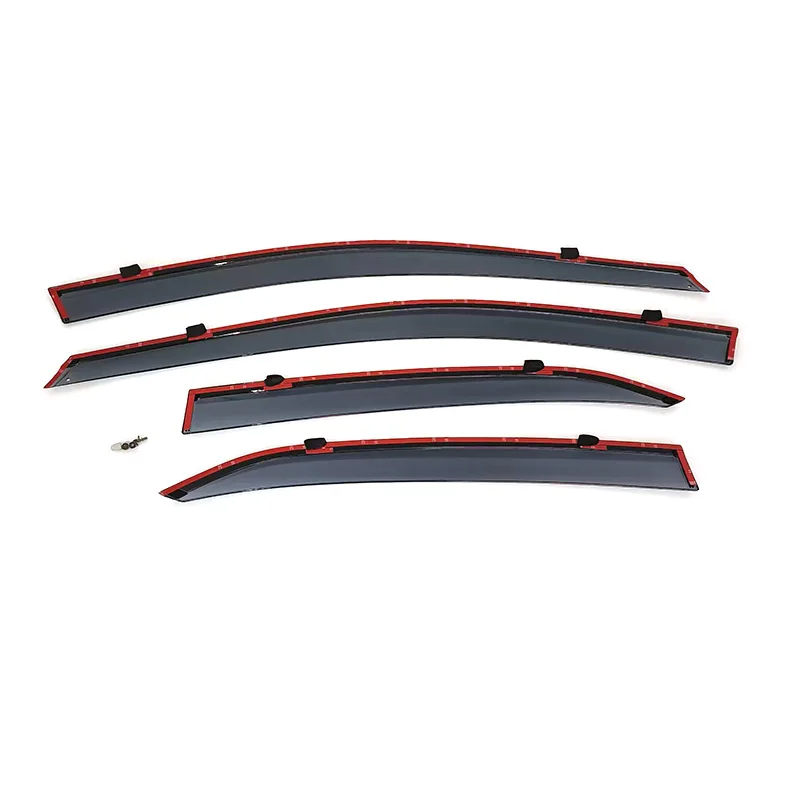 Car Window Deflectors Polycarbonate Material Door Window Deflector Rain Shield Visor For Toyota Camry