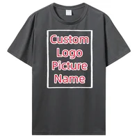 T-shirt personnalisé faire votre conception Logo texte hommes imprimer société équipe coton T-shirt personnalisé T-shirt cadeau t-shirts hauts 2