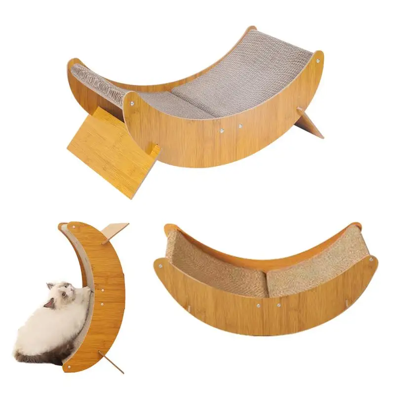 

Cat Scratching Bed Cardboard Scratcher portable Cat Scratching Lounge Bed Scratcher Lounge For CatsTraining Indoor Cats