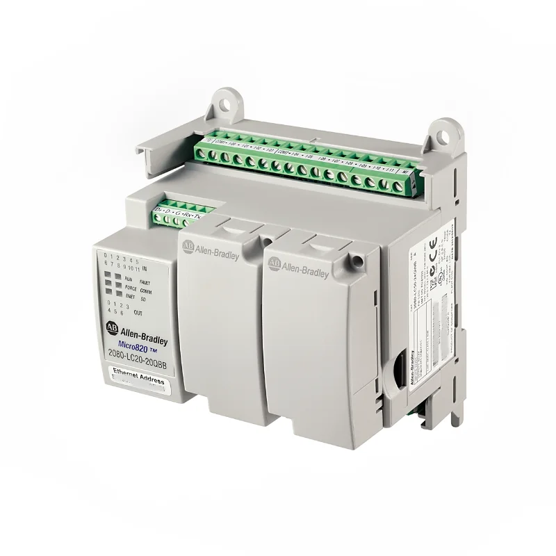 

New Original Allen-Bradley 2080-LC20-20QBB Micro820 Controller 12-In/8-Out DC