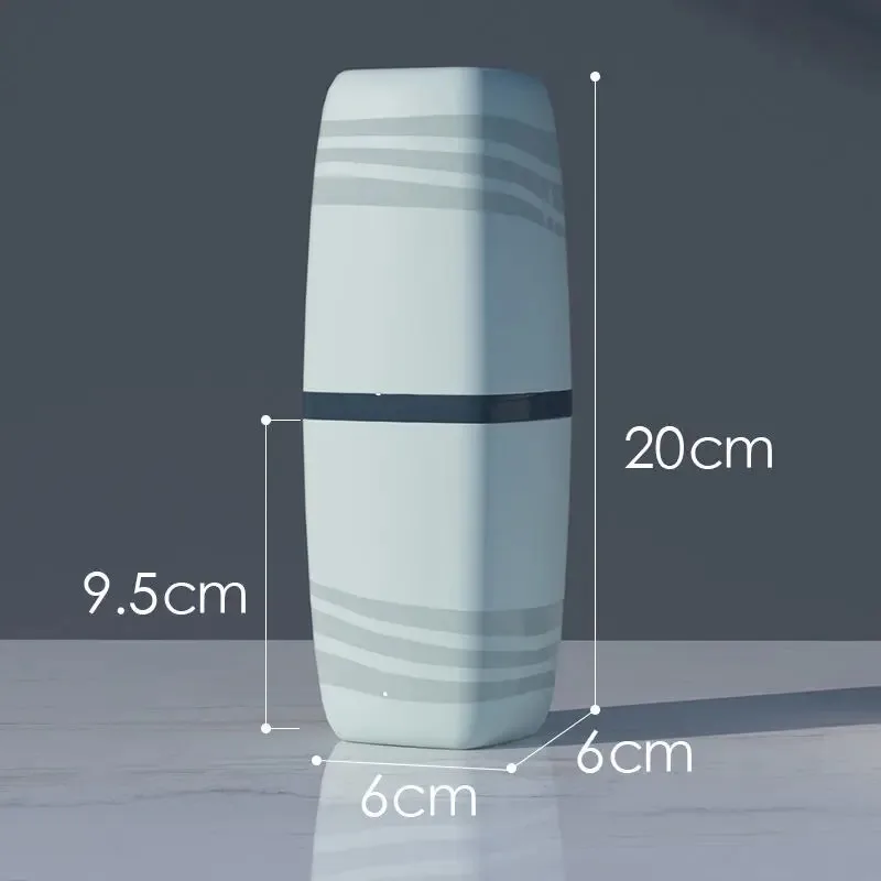 Portable Travel Wash Cup Set For Toothbrush And Toothpaste Storage_voghion.com