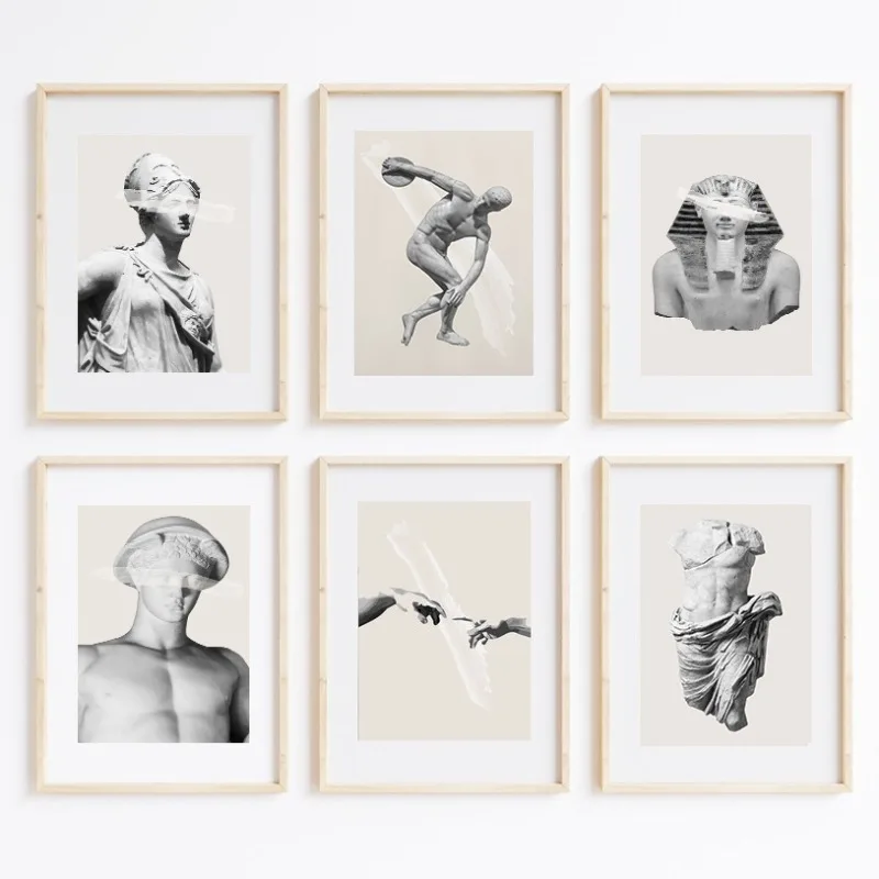 LCCCK 6 H Statue de buste de mythologie grecque, statues d'Artémis, déesses romaines, figurines, utilisées pour le croquis, la pratique esthétique, les statues et sculptures et le remplissage d'espace