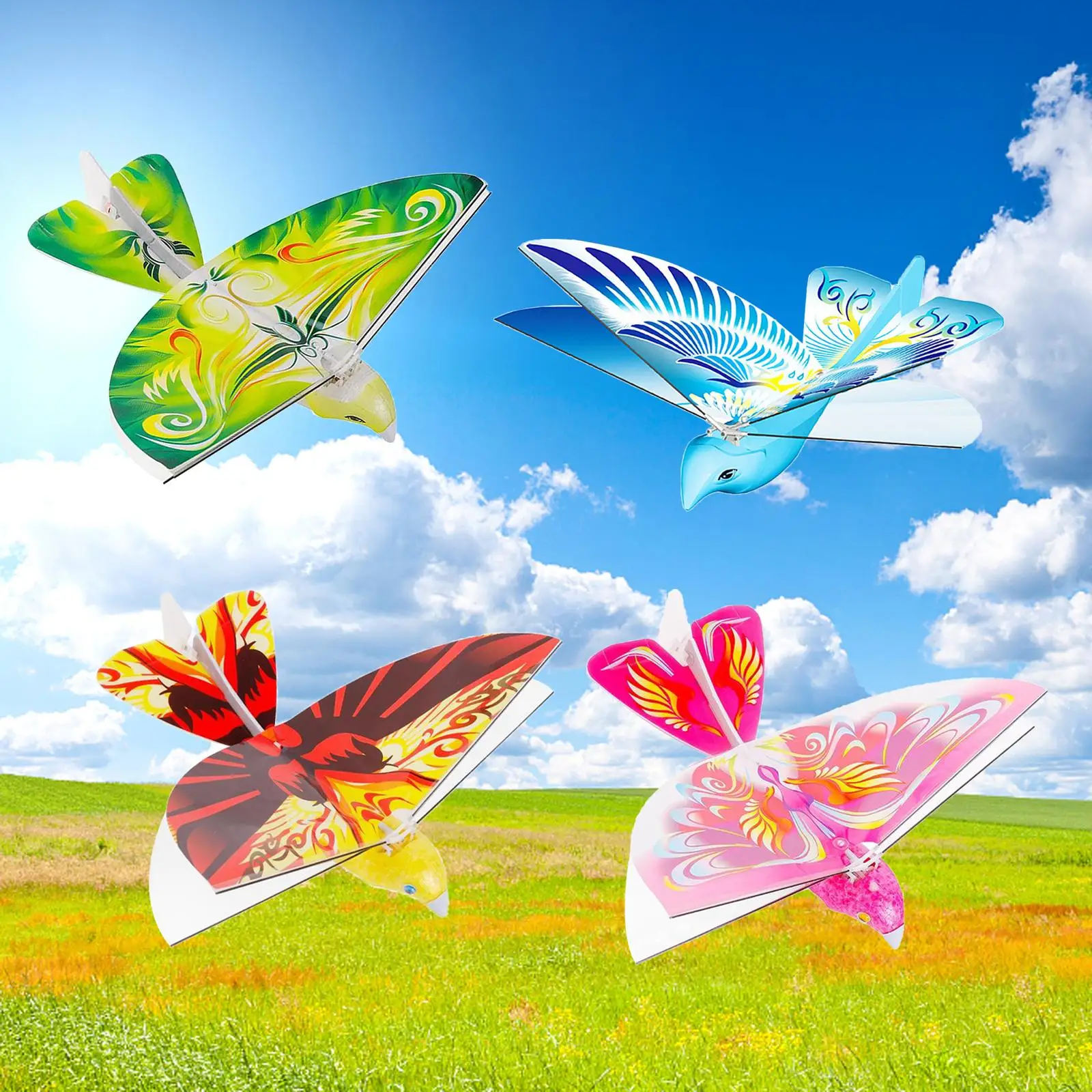 Flying Choice Remote Control Toy Flying Birds Bird for Kids Outdoors