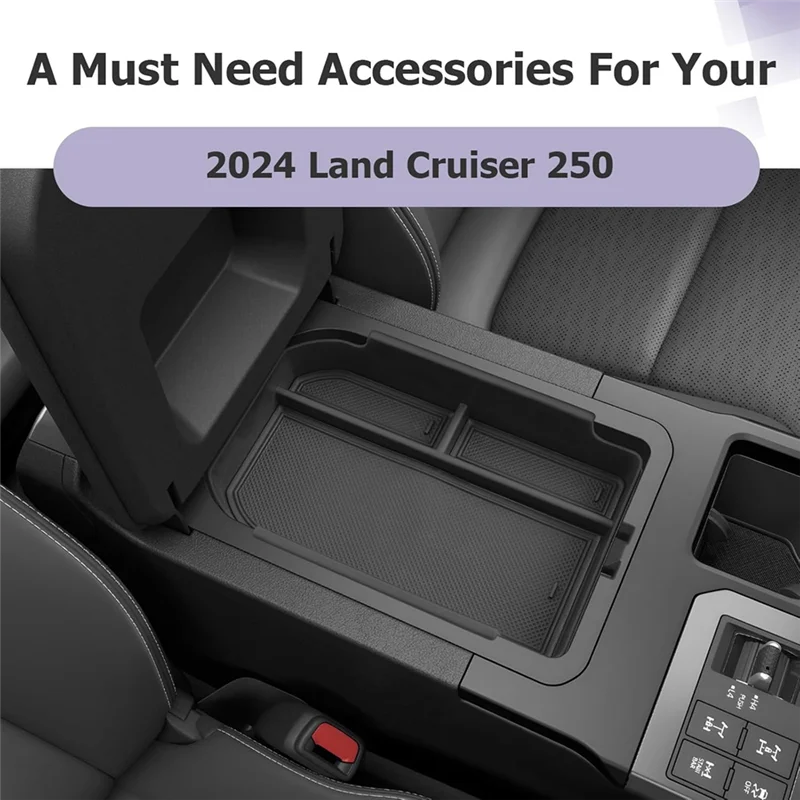 Toyota Land Cruiser 250 Prado J250 LC250 2024 액세서리 팔걸이 보관함 용 센터 콘솔 주최자