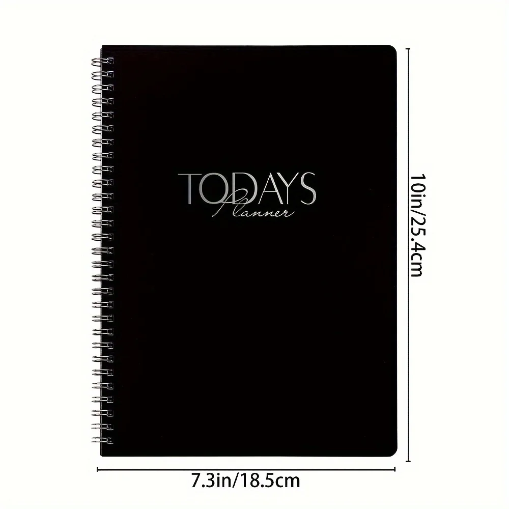 Daily Planner for Optimal Task Management and Productivity with Color Index Stickers