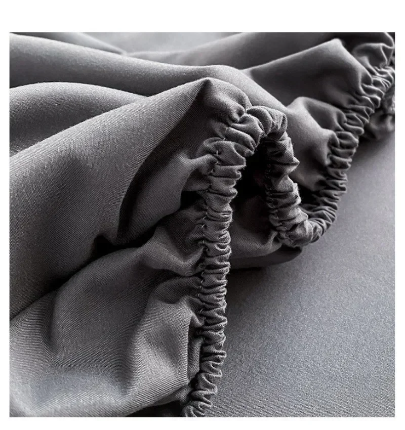 Fitted Bed Sheets with Elastic Band Anti-slip Adjustable Mattress Protector Double Bed Sheets 150/180cm/ Bed Sheets 6