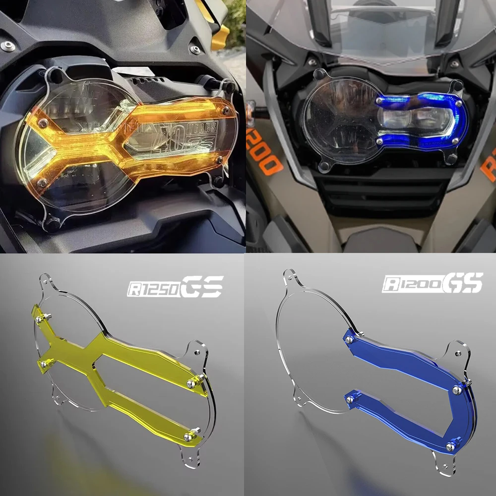 

Защита для передних фар BMW R1250GS Adventure R1200GS LC ADV R 1250 GS, защитная крышка для передних фар 2013-2023 2022 2021 2020