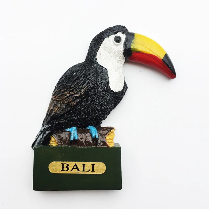 Asia Indonesia Bali Tourist Souvenir Fridge Magnets Decoration Articles Handicraft Magnetic Refrigerator Collection Gift
