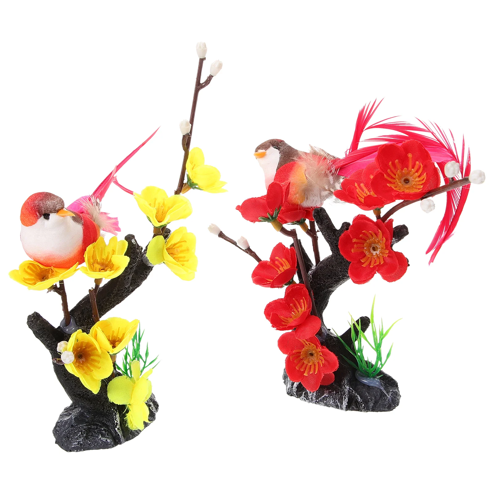 

2pcs Dining Table Sushi Plate Flower Decorative Plum Blossom Sushi Plate Decor