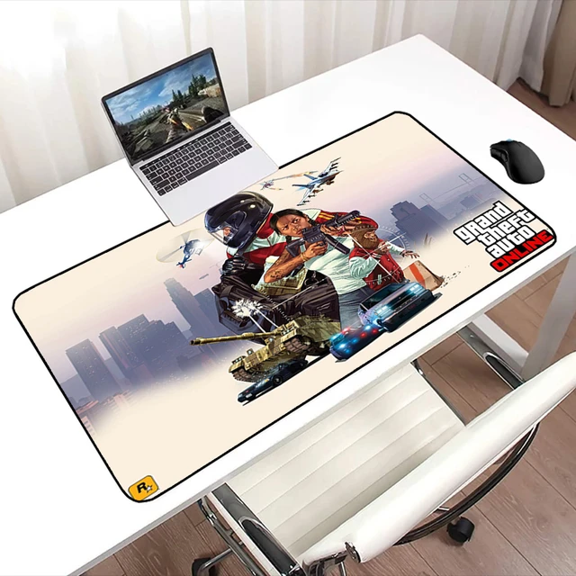 RGB Mouse Pad Cartoon Mat Gaming Desk Accessories Large Call of Duty  Laptops LED Mousepad Gamer Keyboard Extended Anime Pads - AliExpress