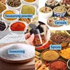 10/1PCS Clear Spices Bottle Salt Pepper Shakers Plastic Barbecue Seasoning Jars Condiment Box Home Kitchen Powder Storage Can 4