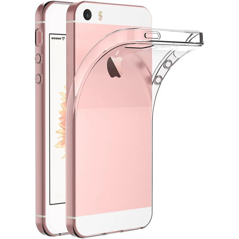 Ultra-Thin Transparent Silicone Shockproof Soft Case - Clear Back Cover Shell