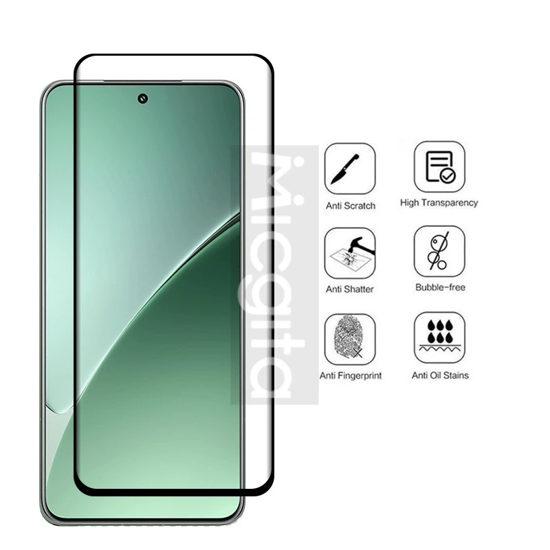 Displayschutzfolie für Xiaomi 15 Smartphone-Glas, ultradünne Fingerabdruck-Entsperrung, kratzfest, für Xiaomi 15, weiche Faser-Linsenfolie – Detail 2