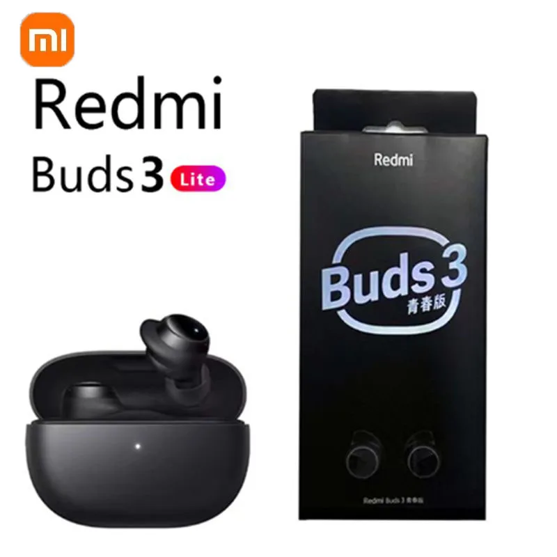 Słuchawki bezprzewodowe Xiaomi Redmi Buds 3 Lite Bluetooth 5.2, słuchawki sportowe douszne