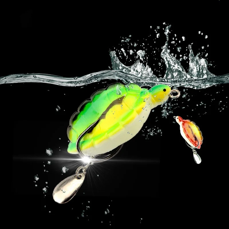 Leurre De Pêche Grenouille Tête De Serpent Anti-corrosion - Appât Souple Pour Gros Carnassiers