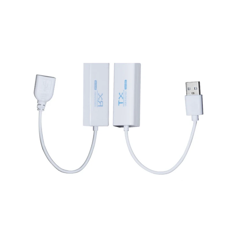 USB RJ45 Ethernet 200M Extender Cable USB 2.0 Converter Extension Adapter TX RX Sender Receiver by CAT5E or CAT6 1 Pair