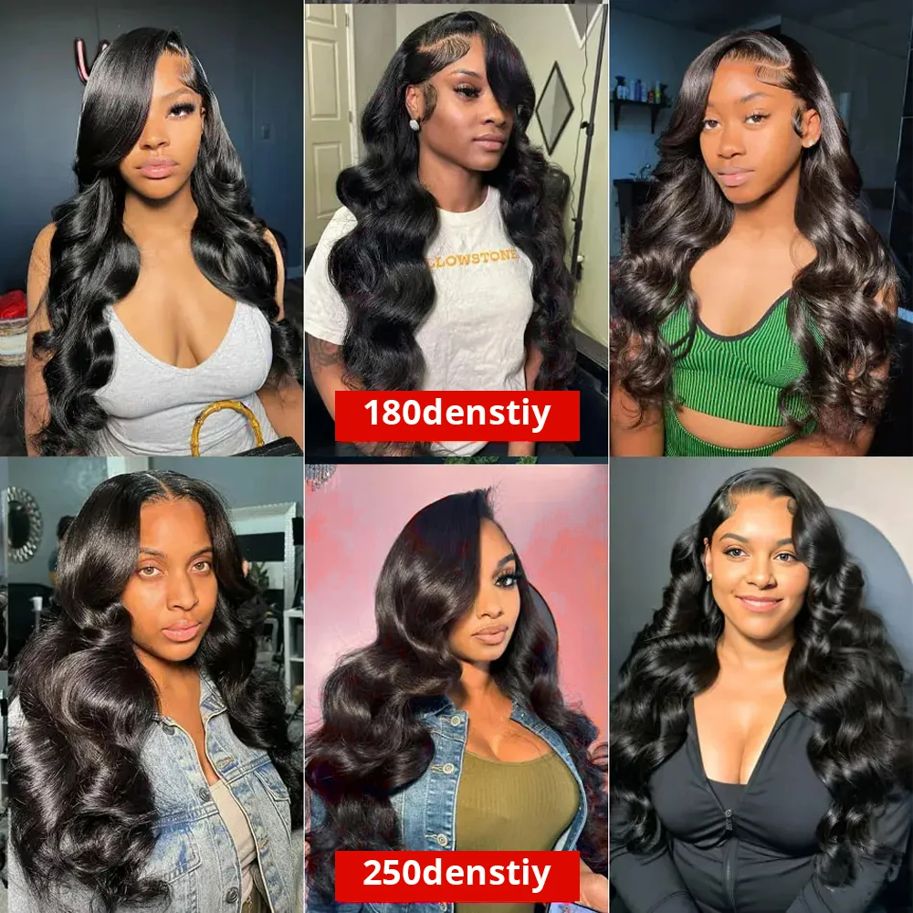 30 40Inch Body Wave 13x4 HD Lace Front Human Hair Wigs Ready to Go Glueless Brazilian 13x6 Lace Frontal Wig For Women Preplucked