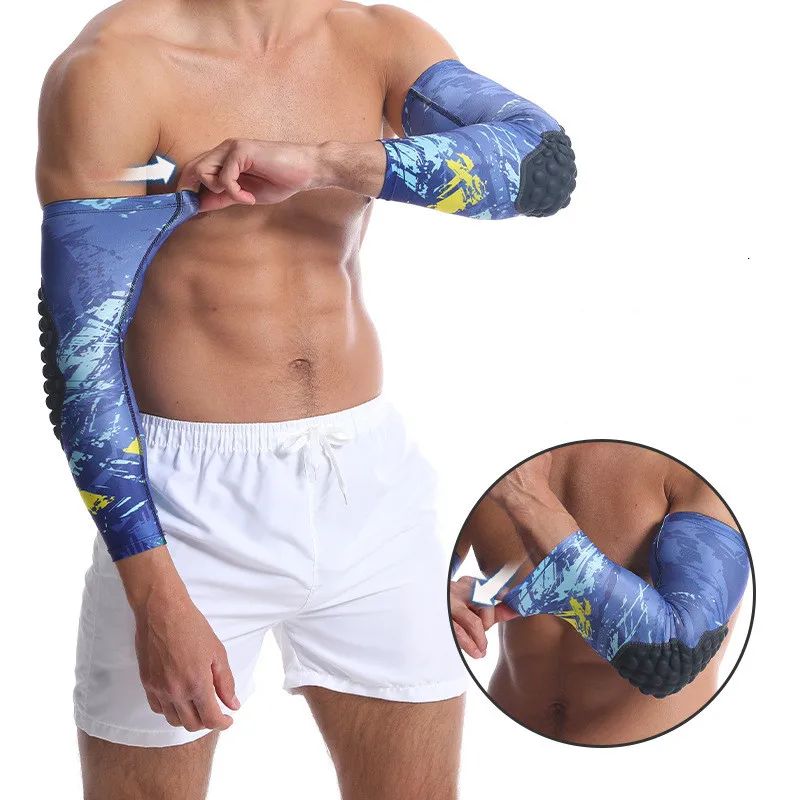 

1Pc Arm Sleeve Armband Elbow Sport Basketball Football Anti-Slip Anti-Collision Brace Support Elastic Protective Pad Arm Guard