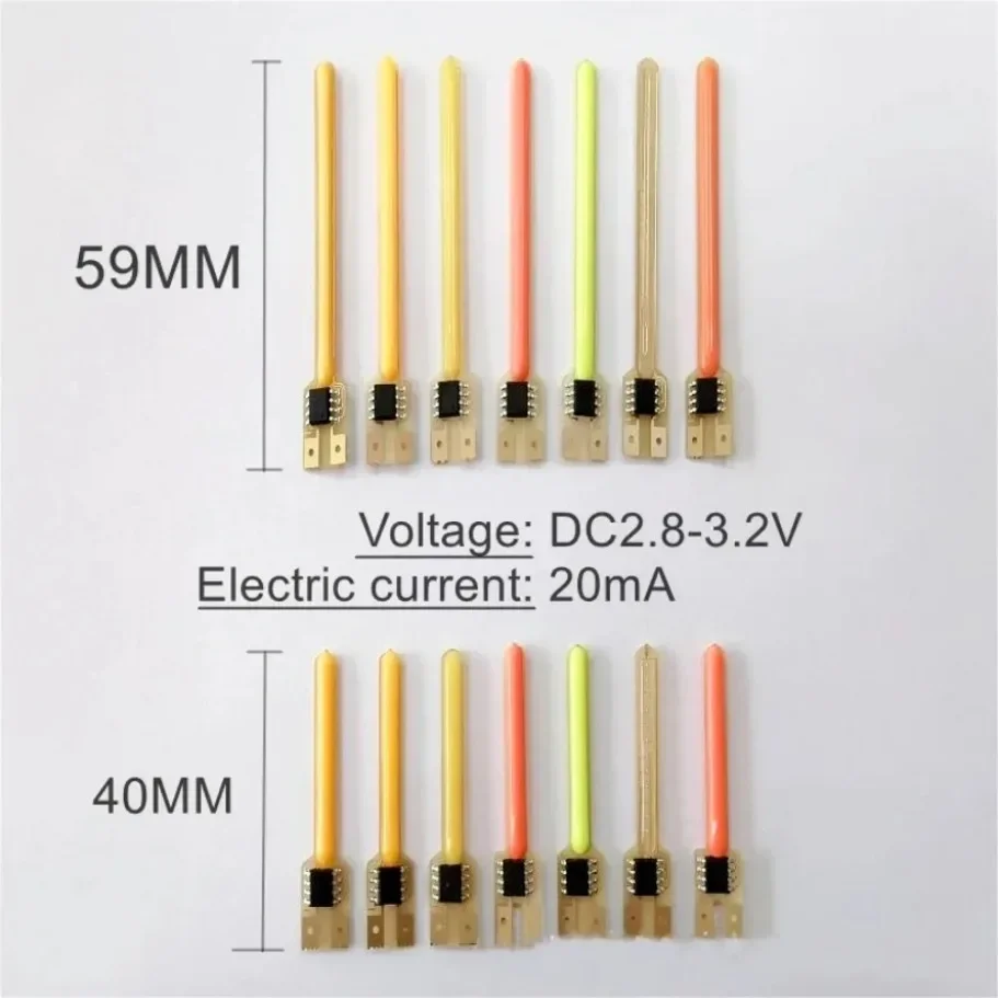 DC3V Multicolour LED Meteor Shower Flowing Water Lamp LED COB Filament Diodes 2200K Blue Red Green Pink Incandescent Light Parts