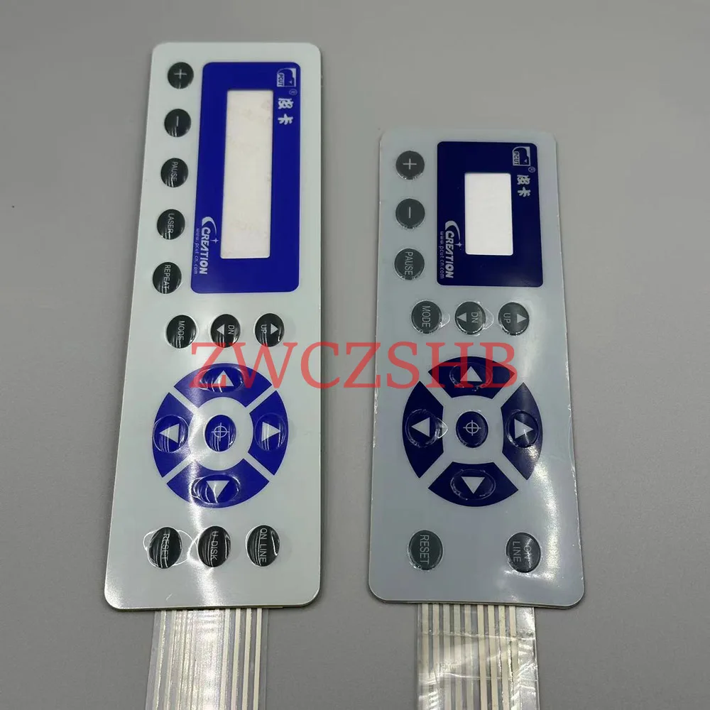 Printing Machine Parts For Pcut Vinyl Cutter Plotter Keyboard Button Panel Film for Pcut CT1200 CT900 CT630 Cutting Control Operation Panel Keypad Mask