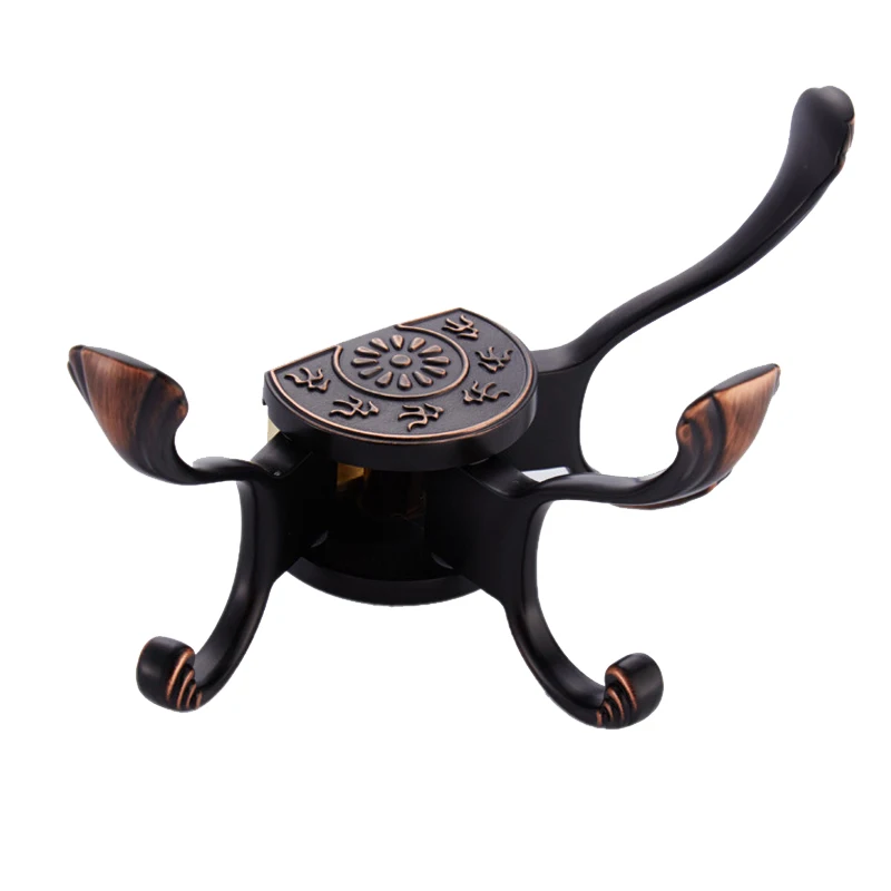 

JFBL Лидер продаж 3 крючка для поворота Регулируемая роскошная резьба настенное крепление для ванной комнаты спальни вешалка для сумок