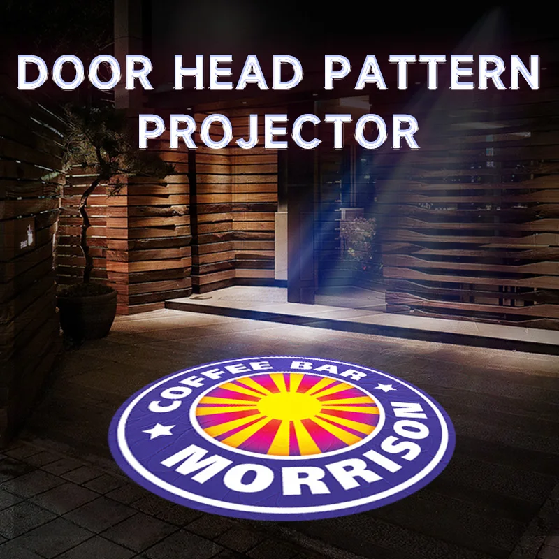 ロゴ広告プロジェクタランプ-GOBO LOGO LEDプロジェクタランプ-50 Wには無料のカスタムパターンが含まれています (?色的) : ロゴ広告プロジェクタランプ-GOBO LOGO LEDプロジェクタ