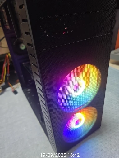 Manmu Fetival Pormotion 120mm Computer Fan Rainbow RGB/ High Cooling Performance Gaming PC Fan photo review