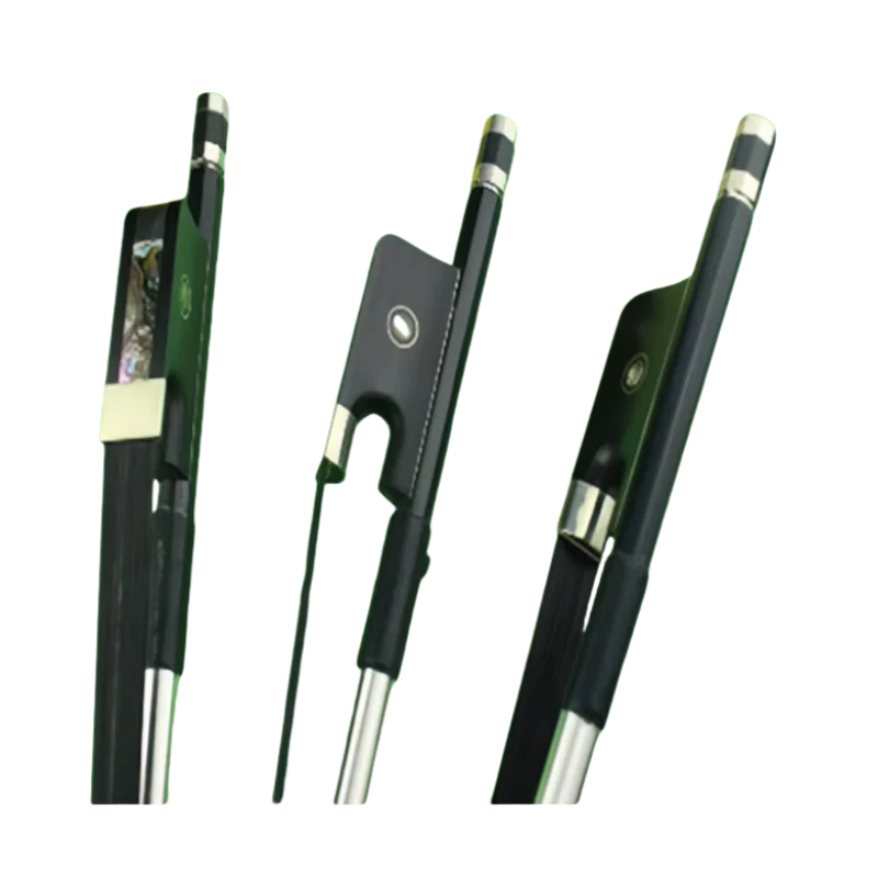 Carbon Fiber Double Bass Bow, Black Horse Hair, High Quality, 3/4, , New, 1 Pc