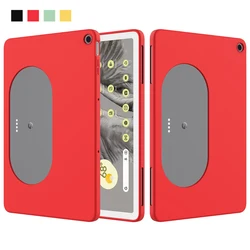 Ultra-Thin Premium Soft Silicone Case for Google Pixel Tablet 2023 (Red Case)