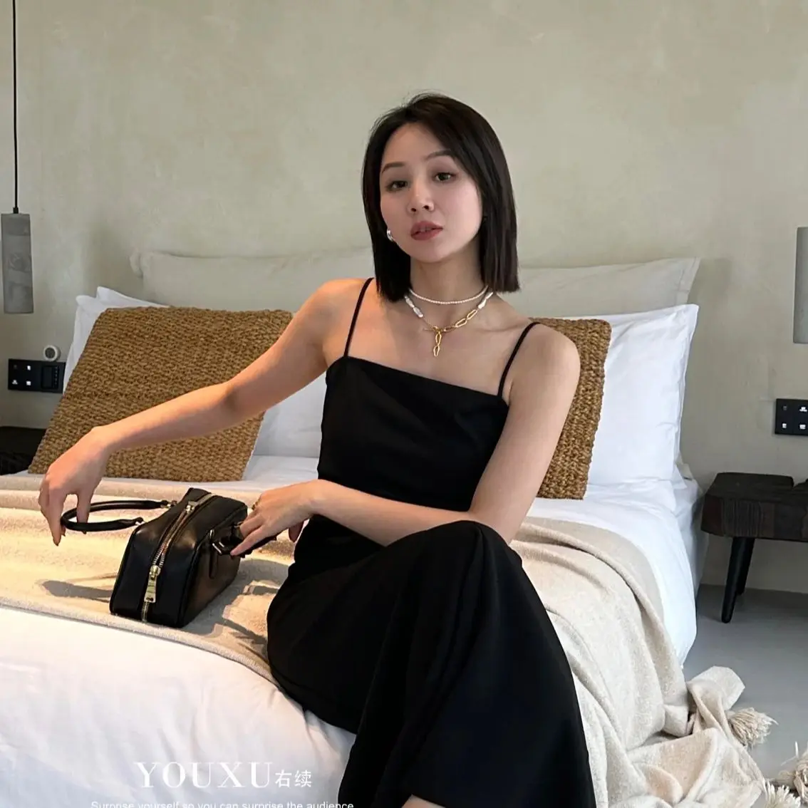 

2024 News Woman's Camisoles Full Slips Dress With Shoulder-strap Long Under Dress Black Solid Underskirt Long Dress For Woman