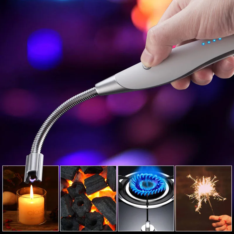 

HOT Flexible Candle Kitchen Igniter Outdoor Barbecue Camping Flameless Lighter Portable Ignition Tool Men's Gift