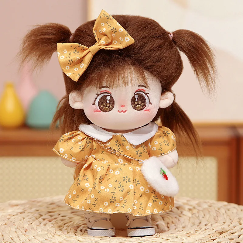 thumbnail image 1 of Muñeca IDol de algodón para niños y niñas, muñeco de peluche Kawaii de 20cm, sin atributos, colección de Fans, regalos, 1 of 4