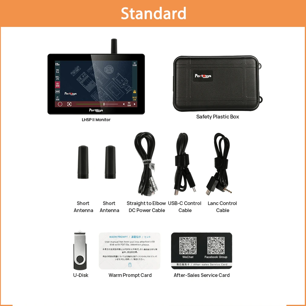 PortKeys LH5P Ⅱ カメラ用モニター Portkeys LH5P II 5.5インチ 2000nits HDMI DSLR & ミラーレス