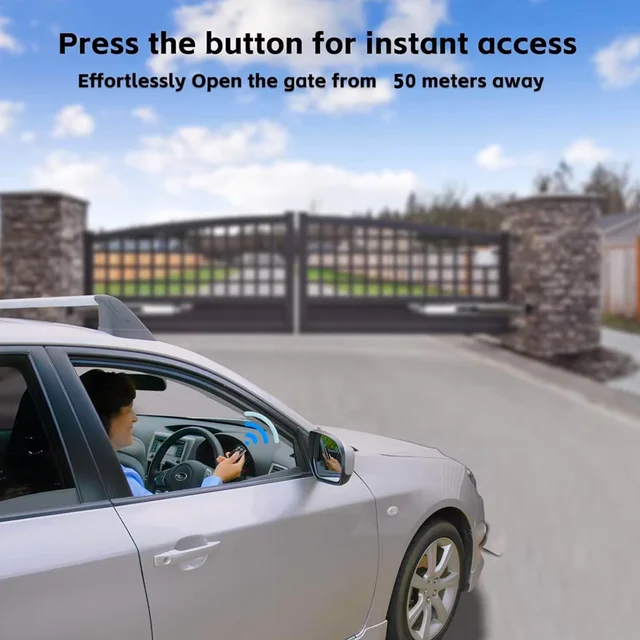 Remote Control Transmitter for Automatic Door Opener Hardware Keychain Integrated Secure Door Controller 5