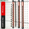 metallic Socket Storage Bracket Magnetic Socket Holder Aluminum Alloy Socket Rail Sleeve socket tool Auto Repair arrange 2