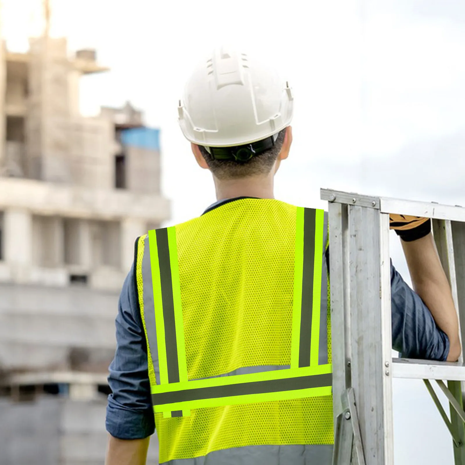 1 롤 고시인성 반사 테이프 야외 활동 경고용 안전 스트라이프 자전거 의류 주의 테이프