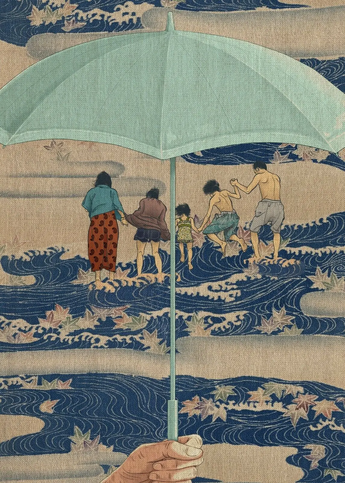 

SHOPLIFTERS японский беспилотный фильм художественная картина Печать Шелковый постер домашний Настенный декор