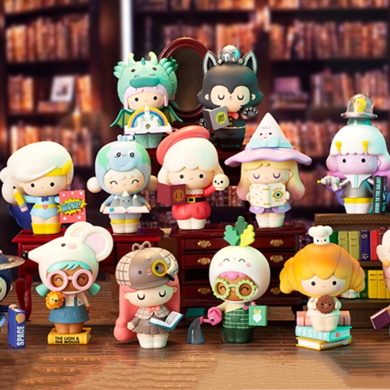 

Momiji Book Shop Series глухая коробка Kawaii Girl Art Model фигурки кукол Cute домашнее украшение аниме Gifts Toys