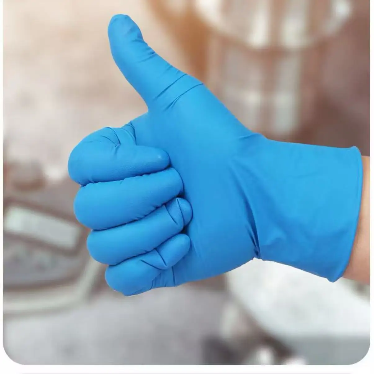 Gants Nitrile Jetables Lot 50/100 pièces ST-S/M/L/XL