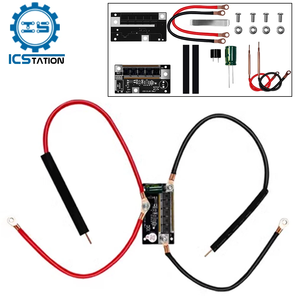 

12V Spot Welding Machine DIY Kits Power Adjustable Spot Mash Welder PCB Circuit Board For 18650 Lithium Battery