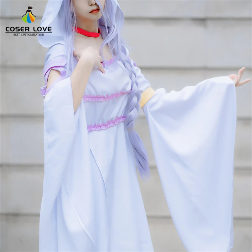 

So I'm a Spider, So What Kumo Desu ga, Nani ka Kumoko Ariel White Dress Cosplay Costume Carnival Halloween Christmas clothing