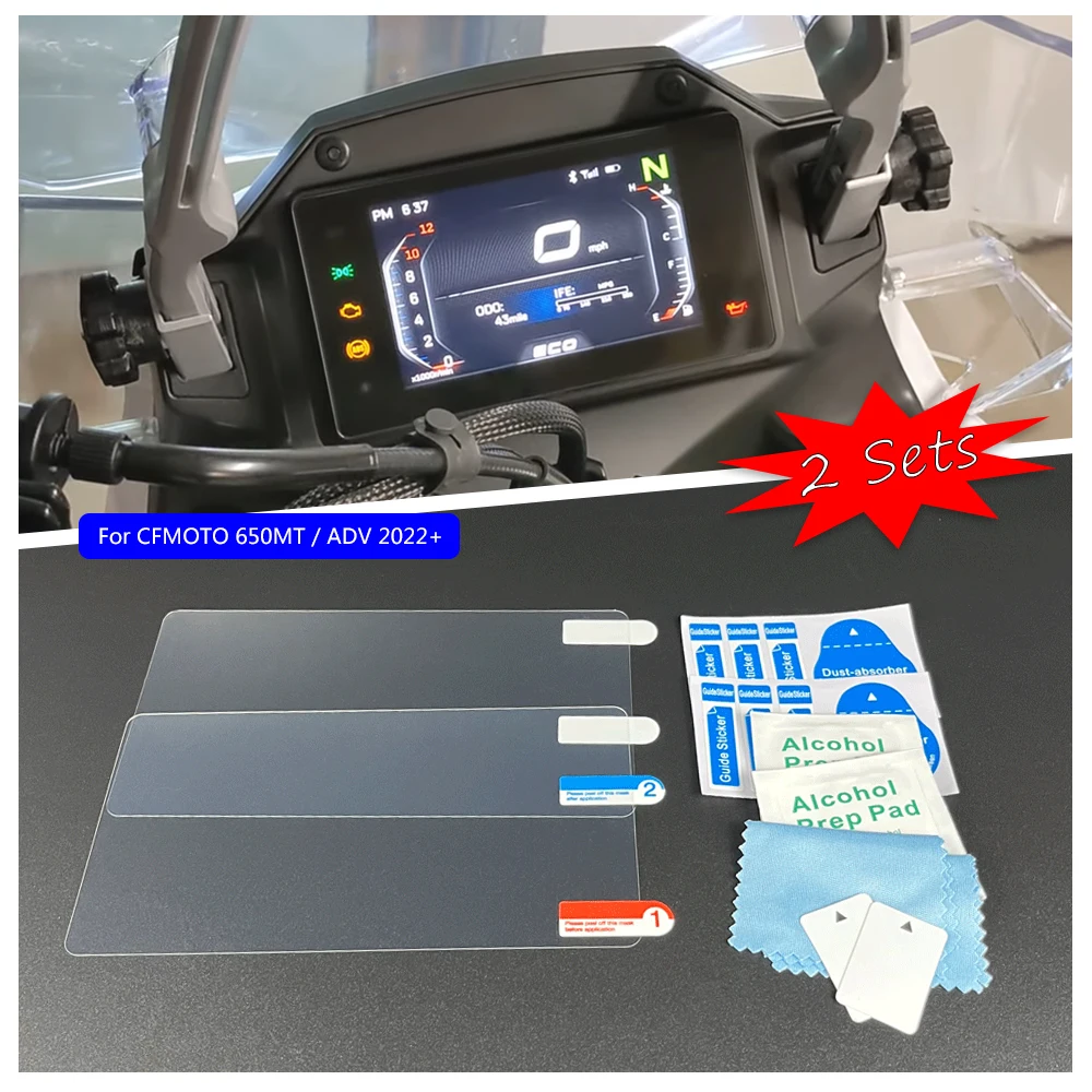 Motorcycle Accessories Cluster Anti Scratch Meter Film Dashboard Cover Screen Protector For CFMOTO 650MT 650 MT ADV Adventura motorcycle accessories